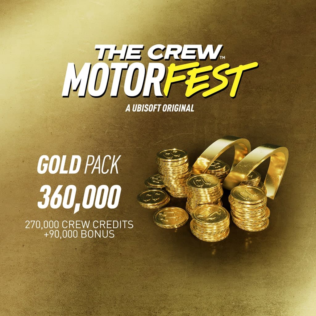 The Crew Motorfest Gold Pack (360,000 Crew Credits)